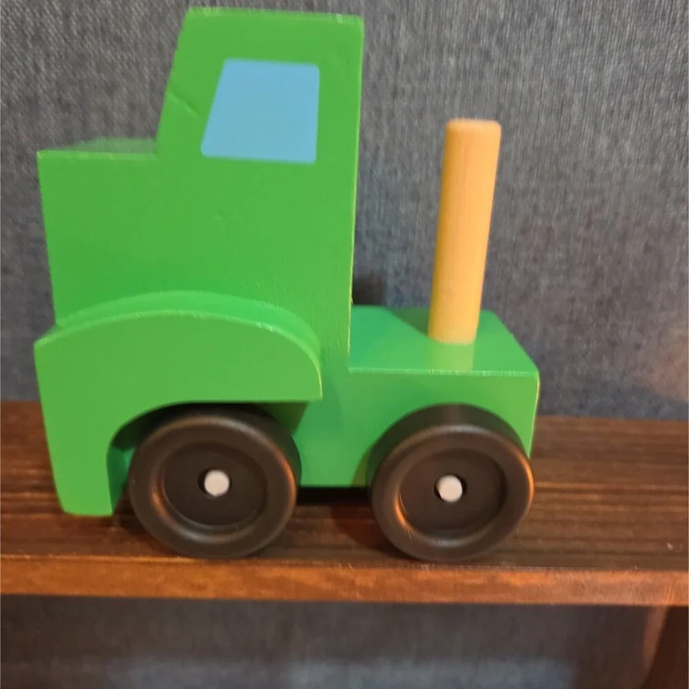 Melissa & Doug Wooden Car Carrier Truck Cab Green Replacement